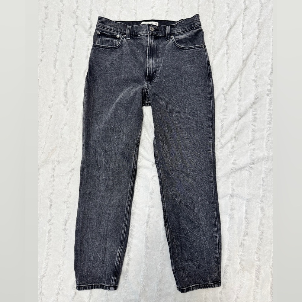 Abercrombie & Fitch Black High Rise Ankle Jeans